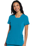 Amp - Women's Stylized V-Neck Top