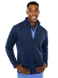 Activate - Men's Med Tech Zip Up Solid Scrub Jacket