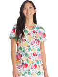 Tooniforms - Women's Five A Day V-Neck Print Top